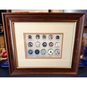 Framed Vintage Trout Fly Reels Print